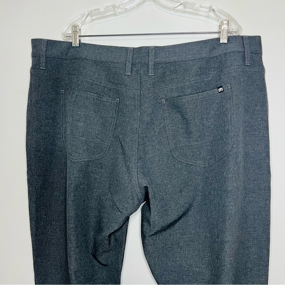 Travis Mathew Heathered Gray Open to Close Chino Pants 42 - Picture 7 of 8